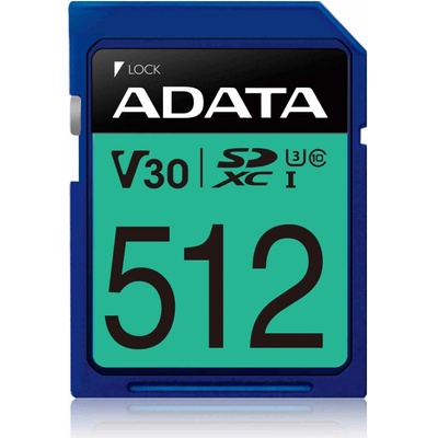 Adata SDXC 512GB Premier Pro ASDX512GUI3V30S-R