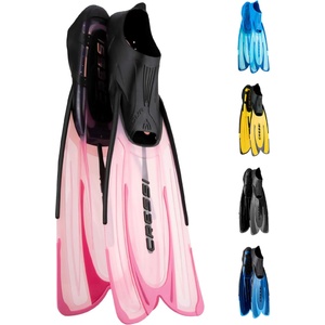 CRESSI Agua Fins Swimming Fins - Adjustable Foot Section for Diving - Ergonomic Short Fins Adults & Children - Durable Fin Material - Pink - 35/36 - CA206435 (CA206435)