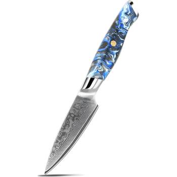 HARAHU Дамаски кухненски нож AK-37327 - Paring / Син KP37327 (AK-37327)