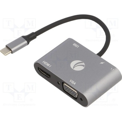 VCOM CU4511 Adaptér; OTG,USB 3.0,USB 3.1; niklovaný; 0,15m; ; 5Gbps; PVC