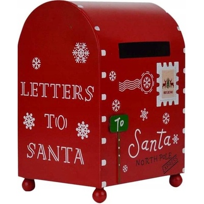 Poštová schránka pre Santa Clausa dekorácia balenie darčeka pokladnička