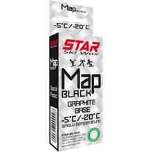 Star Ski Wax Map černá grafite base 60 g