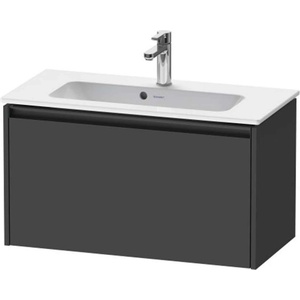 Duravit Ketho. 2 - Шкафче за умивалник 44x81x39 см, 1 чекмедже, графит матов K25056049490000 (K25056049490000)