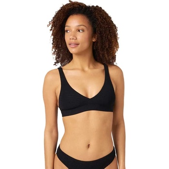 Rip Curl Custom Rib Halter bikini top - Black (Black)