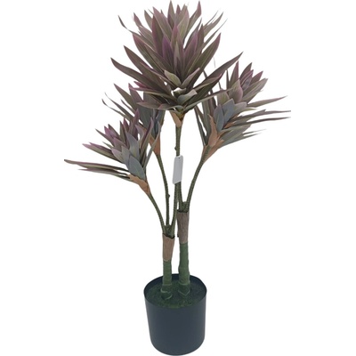 GARDEN LINE Umelý bambus v kvetináči ružovo-zelený 90 cm