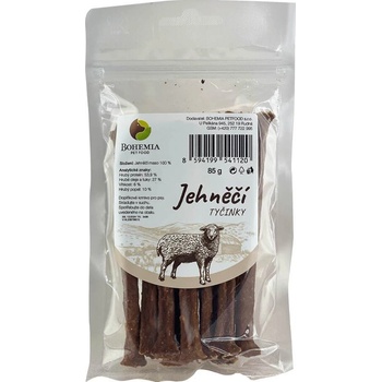 BOHEMIA PET FOOD BOHEMIA Jehněčí tyčinky 85 g