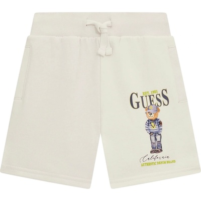 Guess Детски къси панталонки Guess - Мече с шапка и дънки, бели, 12 м (20251-N5RD03-KAD74-G011-12M)