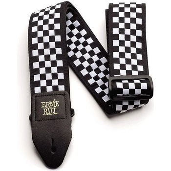 Image 1 of Ernie Ball Classic Jacquard Black & White Колан за китара (P04149)