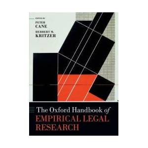 Oxford Handbook of Empirical Legal Research | Peter Cane (ISBN: 9780199659944)