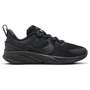 Image 1 of Nike Детски обувки Nike Star Runner 4 Little Kids' Shoes - Black/Black