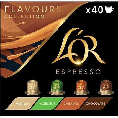 L'OR 100 % arabica čierna aromatizovaná Nespresso 40 ks