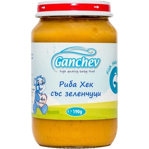 Ганчев пюре риба със зеленчуци -190 г