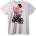 NOONEBRAND Тениска Cafe Racer - 2XL, Black