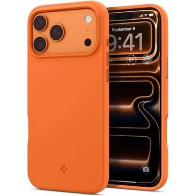 Spigen iPhone 17 Pro Силиконов протектор за телефон, MagSafe, NARANSSÁRGA (ACS11379)