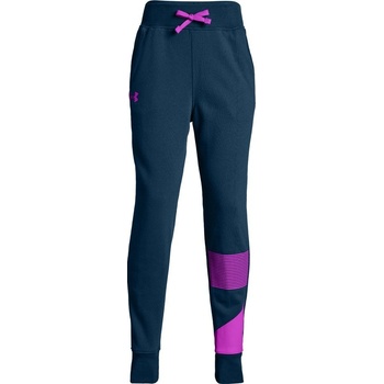 Under Armour Rival jogger Techno Teal Fluo Fuchsia