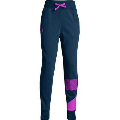 Under Armour Rival jogger Techno Teal Fluo Fuchsia