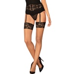 Obsessive Serafia Stockings Black XL/XXL