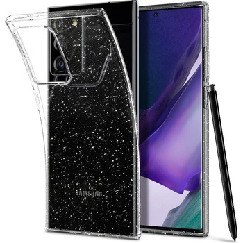 Spigen Противоударен Блестящ Калъф за SAMSUNG Note 20, SPIGEN Liquid Crystal Glitter Quartz Case, Прозрачен (ACS01416)