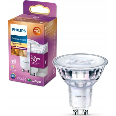 Philips LED Stmievateľná žiarovka Philips Warm Glow PAR16 GU10/3,8W/230V 2200-2700K