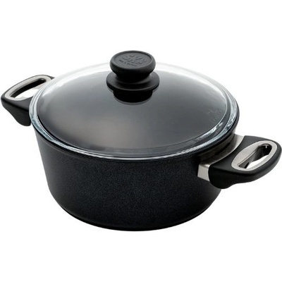 SKK série 3 lehký titanový indukční hrnec se skleněnou poklicí 20 cm hloubka 10 cm model 2026