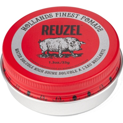 Reuzel Red Pomade – lesklá pomáda na vlasy so strednou fixáciou (vodná báza) 35g