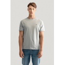 Gant tričko Reg Shield SS T-Shirt šedé