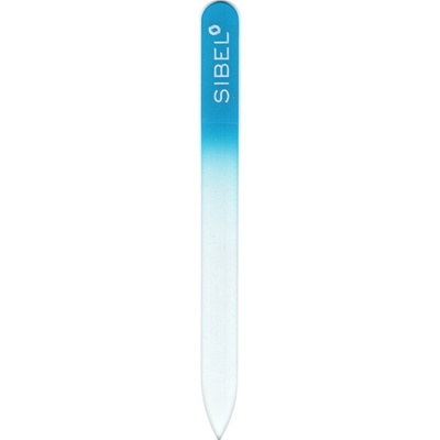 Sibel sklenený pilník na nechty 14 cm - modrý 0017009/BLU