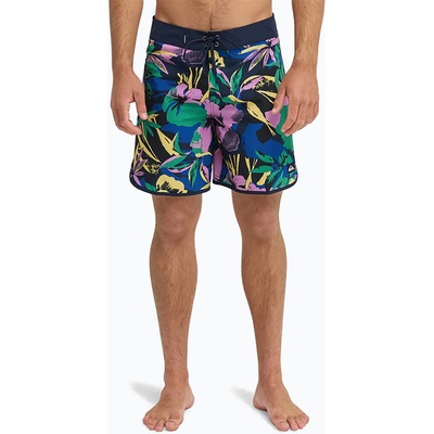 Quiksilver Мъжки бански шорти Quiksilver Surfsilk Scallop 18 dark navy interact floral
