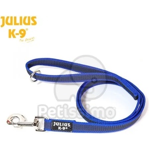 Julius-K9 гумирана каишка, синя 1, 2 м / 20 мм, О-пръстен 1, 2 м