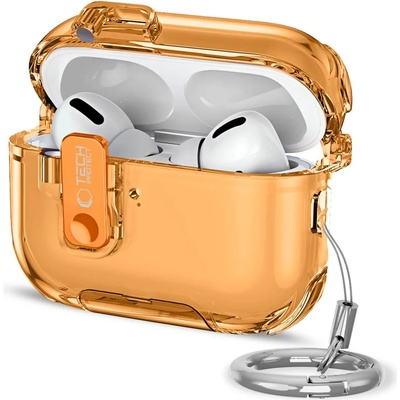 Tech-protect bounce pro ПРОТЕКТОРЕН КАЛЪФ ЗА apple airpods pro 3, cosmic orange