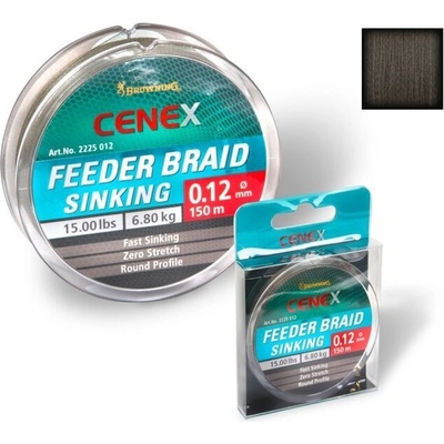 Browning Šnúra CENEX Feeder Braid 150m 0,08mm 4,55kg sivá