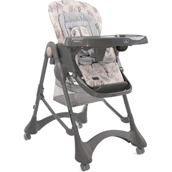 Lorelli СТОЛ ЗА ХРАНЕНЕ bellissimo grey parrots ЕКО КОЖА (3800166105451)