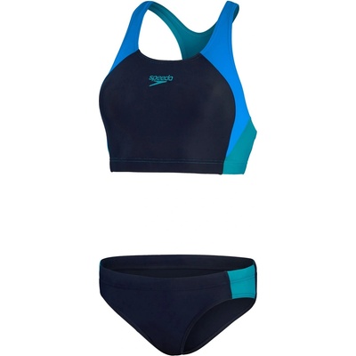 Speedo Бански костюм Speedo Women's Two Piece Swimsuit - Blue