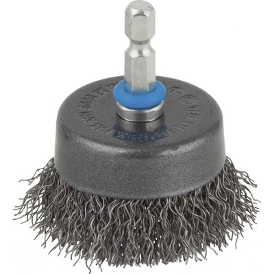 Wolfcraft Drátěný kartáč hrnec 50 mm stopka .6mm 2106000