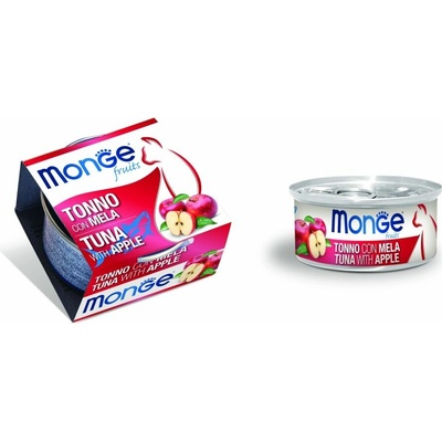 MONGE Fruit Cat Tuniak a jablko 80 g
