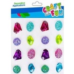 Craft with fun Self-adhesive crystals 16pcs