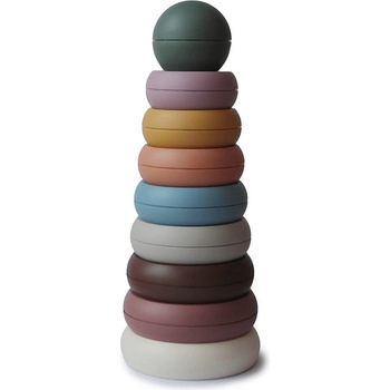 Mushie stohovacie krúžky rustic