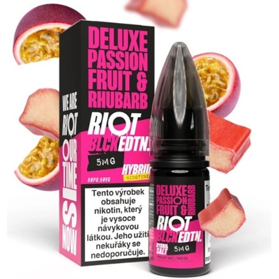Riot Squad Deluxe Passionfruit & Rhubarb salt Hybrid 10 ml 20 mg