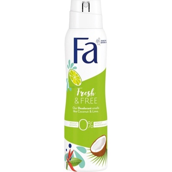 Schwarzkopf&Henkel FA Fresh and Free Coconut and Lime deospray 150 ml