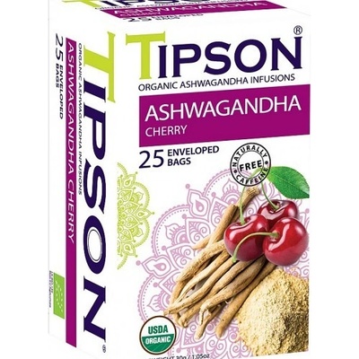 TIPSON BIO Ashwagandha Cherry 25 x 1,2 g