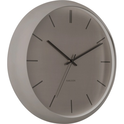 Karlsson Стенен часовник Nirvana Globe сив (KA5859GY)