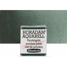Schmincke Horadam akvarelové farby v polovičnej panvičke 784 perylene zelená