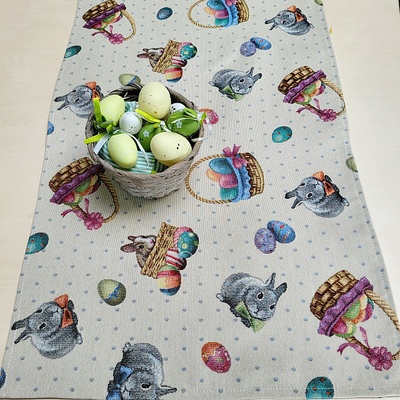 Bytema gobelínový obrus šál Veĺkonočný zajačik 138x200 cm