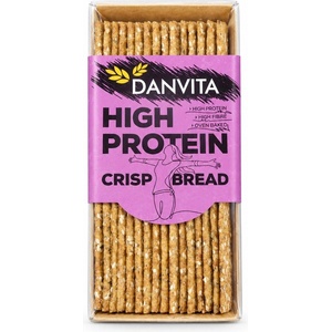 DANVITA Хрупкав Хляб Протеинов High Protein Crisp Bread 130 г