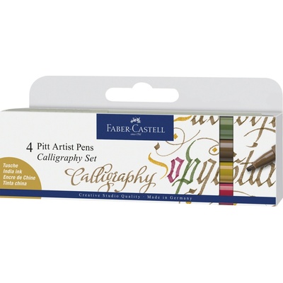 Faber-Castell 167505 Pitt Artist Pen Calligraphy 4 ks