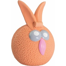 HipHop Oranžová lopta zajačik so zvukom 5 cm latex