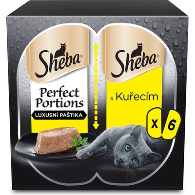 Sheba Perfect Portions s kuřecím 6 x 37,5 g – Zbozi.Blesk.cz