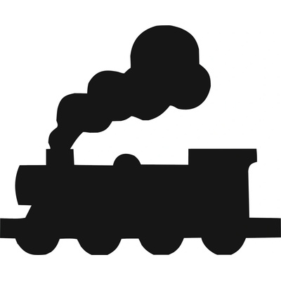 Artemiss Lokomotíva plastová šablóna A 6,5cm x 9 cm