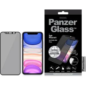 Panzer Стъклен протектор PanzerGlass за Apple iPhone XR/11, Privacy, CaseFriendly, CamSlider, Swarovski Edition- Черен