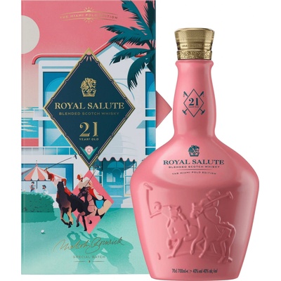 Royal Salute 21y The Miami Polo Edition 40% 0,7 l (kazeta)